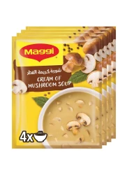 نستله ماجي شوربة كريمة الفطر 68 غرام حزمة من 4