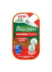 John West Mackerel Fillets In Tomato Sauce 115g