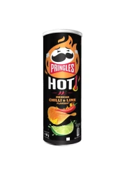 Pringles Hot Mexican Chilli and Lime Flavour Potato Chips 160g
