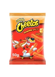 Cheetos Crunchy Cheddar Cheese Flavoured Snacks 50g