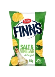 Tiffany Finns Salt and Vinegar Potato Chips, 85g