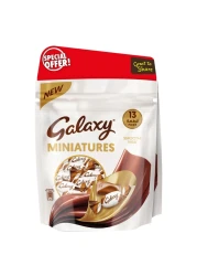 Galaxy Miniatures Smooth Milk Chocolate, 117g Pack of 2