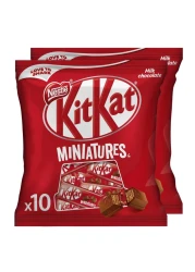 Nestle KitKat Miniatures Wafers, 110g, Pack of 2