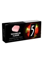 Wrigley's 5 Watermelon Flavour Sugarfree Chewing Gum, 14.4g Pack of 16