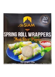 De Siam Spring Roll Wrappers 100g