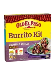 Old El Paso Beans and Chilli Burrito Dinner Kit, 620g