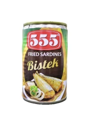 555 Bistek Fried Sardines 155g