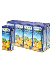 Lacnor Essentials Fruit Cocktail Juice 180ml Pack of 8