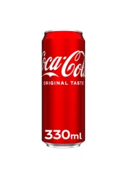 Coca-Cola Original Taste Carbonated Soft Drink Can 330ml