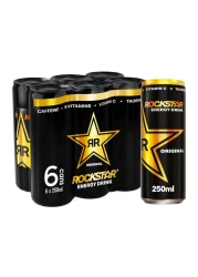 Rockstar Original Energy Drink 250ml Pack of 6
