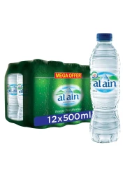 Al Ain Bottled Drinking Water 500ml Pack of 12