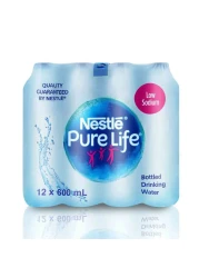 Nestle Pure Life Drinking Water 600ml Pack of 12