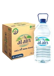 Al Ain Low Sodium Bottled Drinking Water 5L Pack of 4