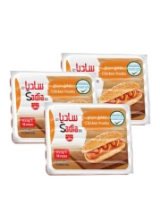 ساديا نقانق الدجاج 340 غرام حزمة من 3