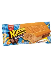 Algida Nogger Chocolate Caramel Sandwich Ice Cream 145ml