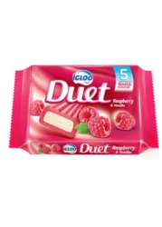Igloo Duet Raspberry and Vanilla Ice Cream, 65ml Pack of 5