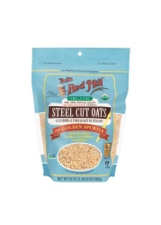 Bob's Red Mill Organic Steel Cut Oats 100% Whole Grain Irish Oats The Golden Spurtle Non-GMO 680g