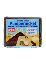 Delba Organic Whole Grain Pumpernickel Bread 500g