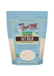 بوبس ريد ميل حبوب الشوفان العضوية عالية الألياف خالية من المواد المعدلة وراثيًا، 510 غرام