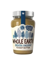 Whole Earth Smooth Organic Peanut Butter 340g