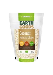Earth Goods Organic Coconut Natural Chips 100g