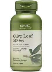 GNC Herbal Plus Olive Leaf 500 mg