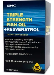 GNC TRIPLE STRENGTH FISH OIL + RESVERATROL