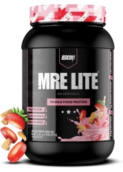 REDCON1 Redcon1 Mre Lite (Strawberry Shortcake) 30 Servings, Animal Based Protein, Contains No Whey, No Bloating, Keto Friendly, 2G Sugar, 24G Protein Protein Meal Replacement By