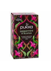 Pukka Organic Peppermint And Licorice 20 Herbal Tea Bags