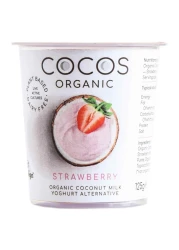 Cocos Organic Coconut Milk Yoghurt Alternative Strawberry 125g