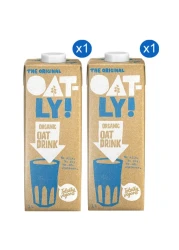 أوتلي ! مشروب شوفان عضوي 1 لتر حزمة من 2