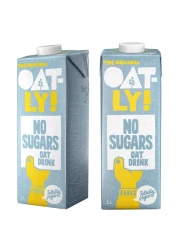 Oatly No Sugars Oat Drink 1L Pack of 2