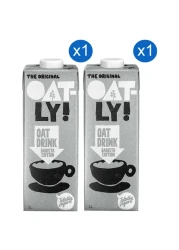 أوتلي ! باريستا إيديشن مشروب شوفان 1 لتر حزمة من 2