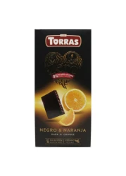 Torras Gluten Free Orange Dark Chocolate 125g