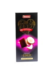 Torras Sugar Free Dark Chocolate With Coconut 125g