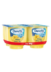 Danette Vanilla Dessert 90g Pack of 4