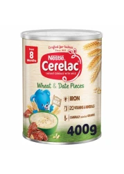 Nestle Cerelac Infant Cereal, Wheat and Date, from 8 Months, 400g