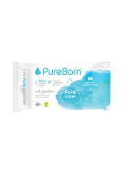 Pureborn Chemical Free 60 Wet Wipes