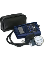 MABIS Precision Series Aneroid Sphygmomanometer Manual Blood Pressure Set with Calibratrated Nylon Cuff and Carrying Case, Child Size