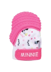 Disney Minnie Mouse Baby Teething Mitten Chew Toy Pink