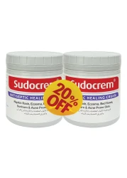 Sudocrem Antiseptic Healing Cream White 125g Pack of 2