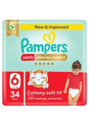 Pampers Ultimate Comfort Diaper Pants Size 6 16kg+ 34 Pants