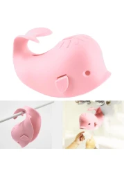 Bath Spout Cover for Bathtub,Baby Shower Protector Cover A Fun Way to Protects Baby from Bumping Head During Bathing Time Cute Soft Whale Design Making for Enjoyable Safe Baths (Pink)