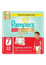 Pampers Ultimate Comfort Diaper Pants Size 7 17kg+ 32 Pants