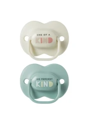 Tommee Tippee Anytime Soother TT433544 Off White and Green 2 PCS