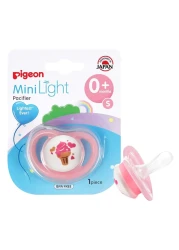 Pigeon Baby Girl Mini Light Pacifier 0m+ 78458 Pink