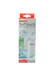 Pigeon SofTouch Wide Neck Glass Nursing Bottle 240ml