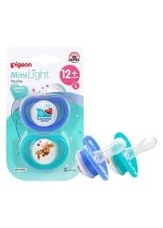 Pigeon Mini Light Pacifier 78261 Multicolour Pack of 2