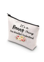 Nanny Gifts From Grandchildren Nanny Makeup Bag For Grandma Baby Sitter Gift It's a Nanny Thing You Wouldn't Understand (A Nanny thing)