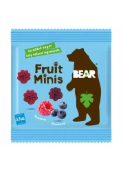Bear Paws Raspberry And Blueberry Pure Fruit Snacks 20g